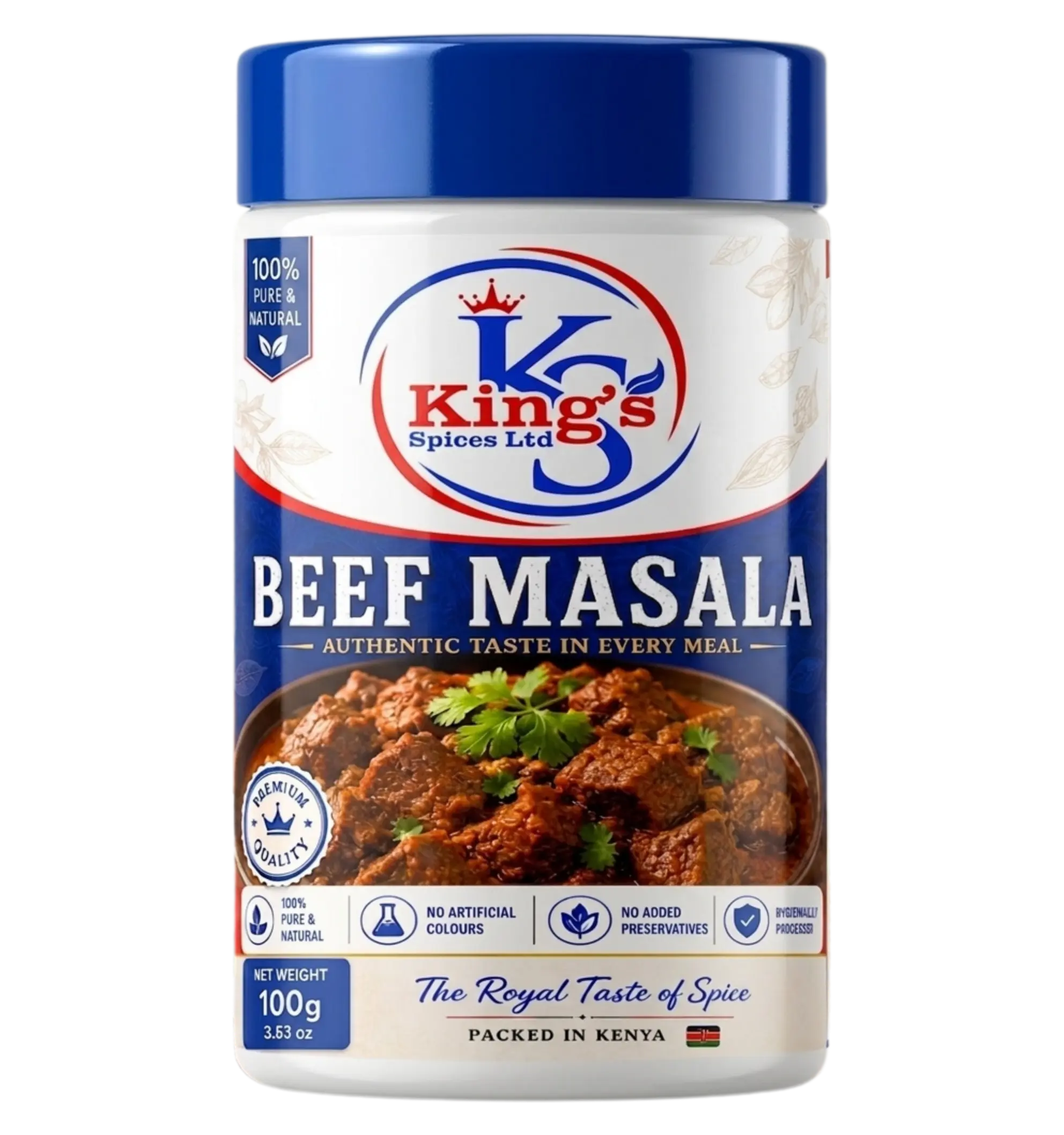 King's Spices Beef Masala product pack