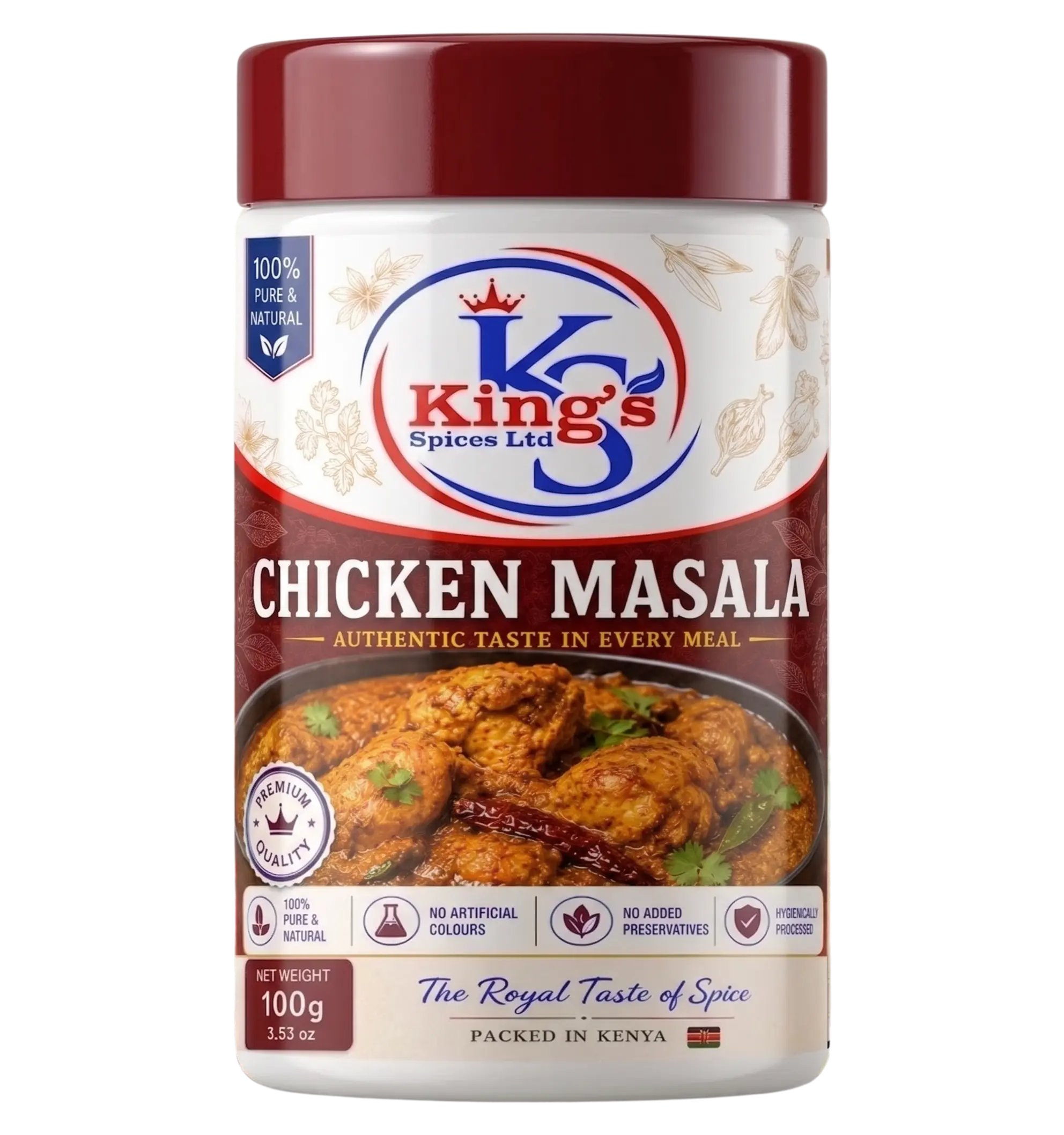 King's Spices Chicken Masala product pack