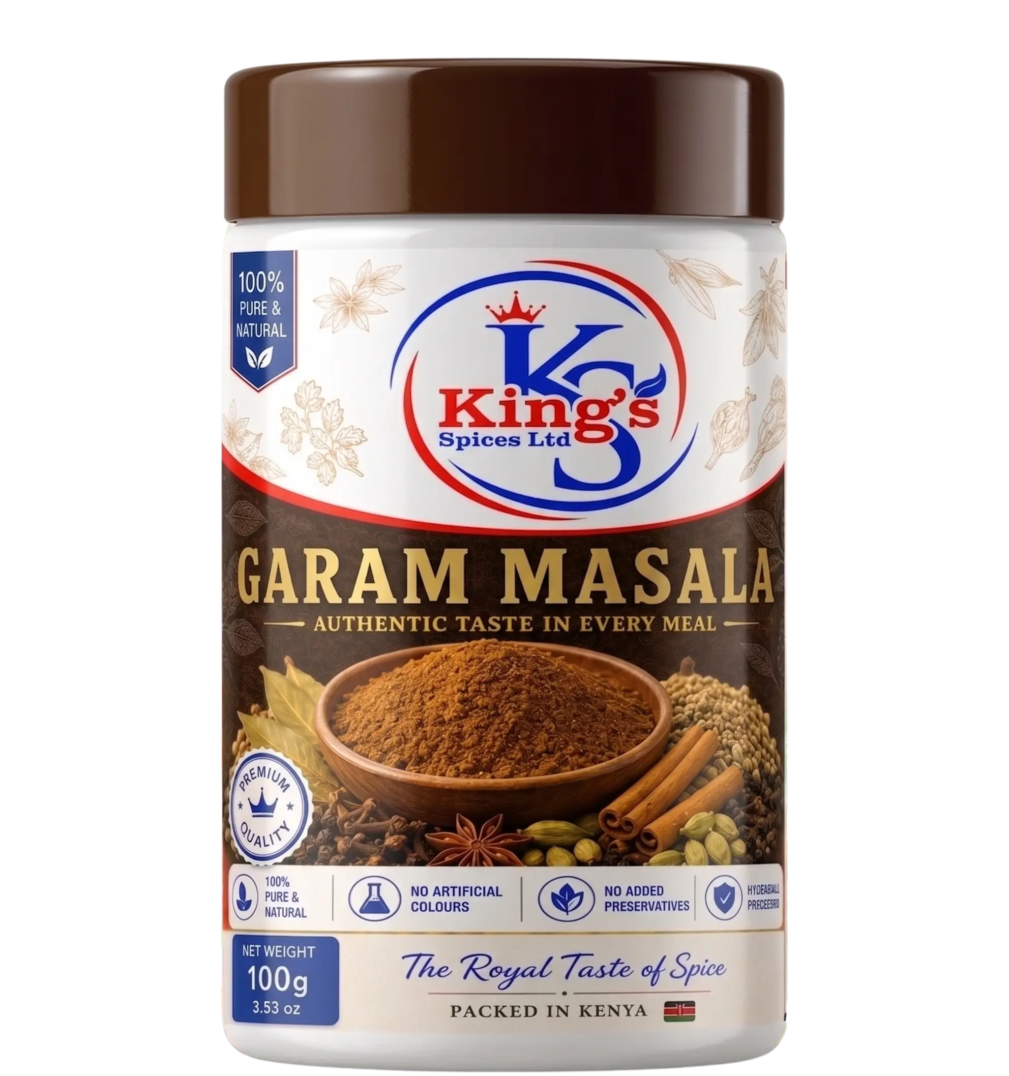 King's Spices Garam Masala product pack