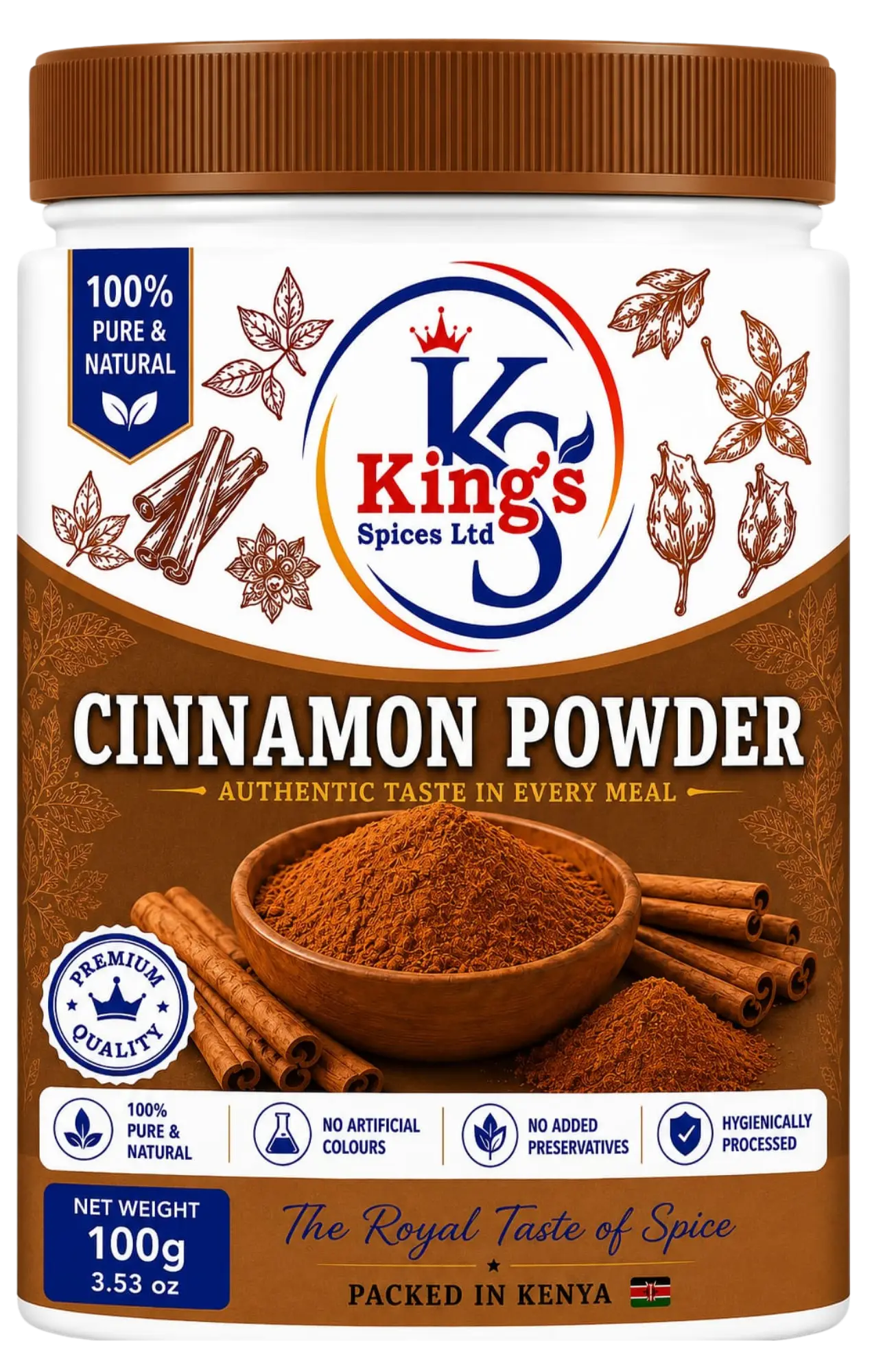 King's Spices Cinnamon Powder product pack